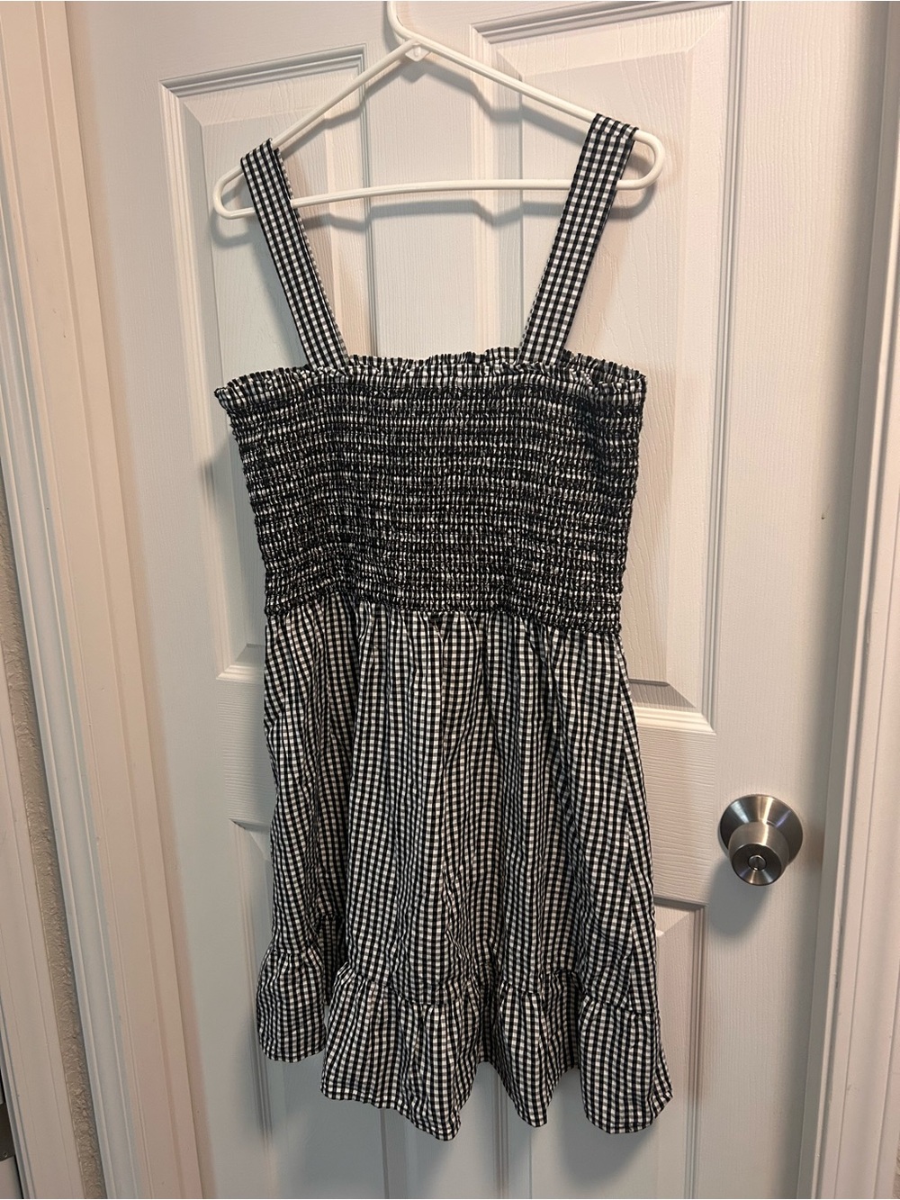LOFT Black and White Mini Dress